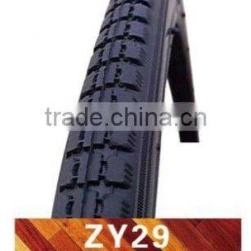 black bike tyre