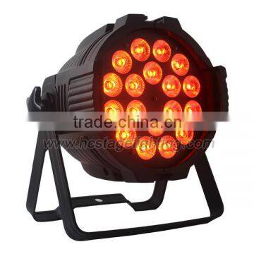 Cheap price 18X12w led par 5 in 1 rgbwa stage lighting