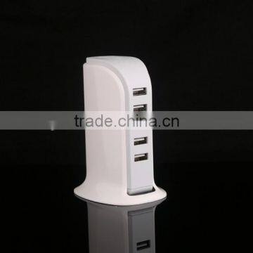 5-Port 5V/6A USB Desktop Charger/Portable Charger All-In-One Travel Charger for IPhone, IPad, IPod, Smartphones, 5V Tablets photo-2