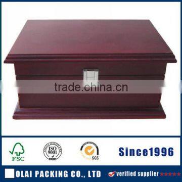 Hot sale octagon customized red tea boxes