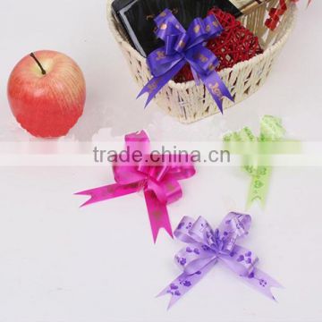 wholesale printed ribbon bow docurate gift