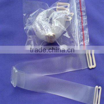 Hot sale 2015 Shanghai TPU elastic removable bra strap