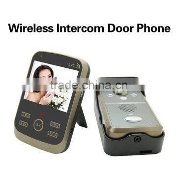 Factory OEM Night Vision Motion Sensor Hot Selling Video Door Phone Wireless With 2 Monitor