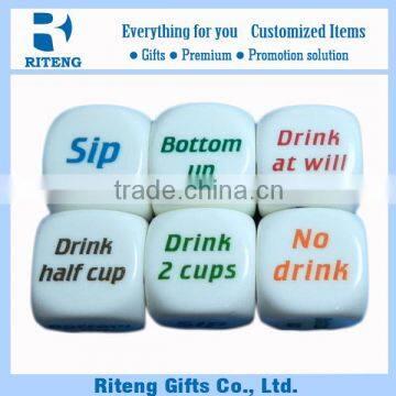 China Low Price Acrylic Blank Cube Dice