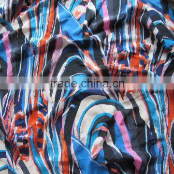 Custom Design Digital Printed Silk Fabric photo-2