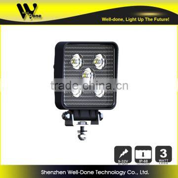 15W Square LED Work Light,SUV UTV ATV Led Driving Light,Offroad LED Light, Pickup Led Light,Motorcycle Led Light photo-2