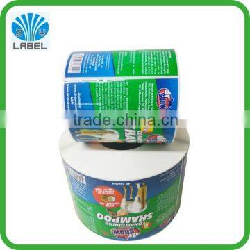 Custom Printed Self Adhesive Household Product Stickers,Household Packaging Label Sticker, detergent bottle sticker