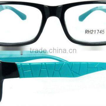 2013plastic reading glasses blue frame reading glasses