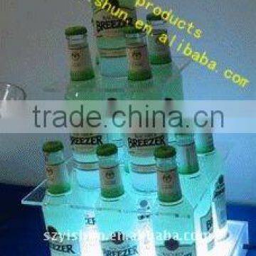 Acrylic beer holder with Led lights