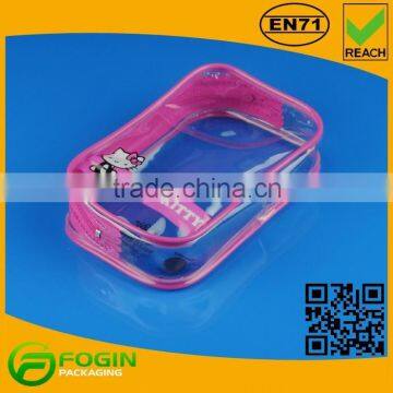 Clear Pvc Zipper Bag With Piping photo-2