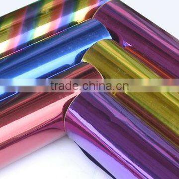 colored plastic metalized pet film