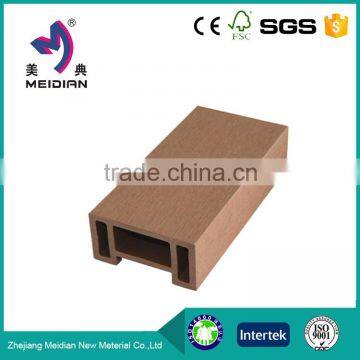 Fully recyclable cheap wood plastic composite decking material