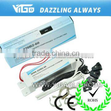 T8 electronic ballast for fluorescent tube,high frenquency,2*58/60w