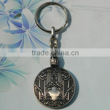 Custom 3d metal promotional fancy turbo keychain