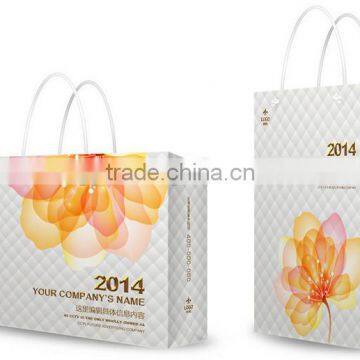 4 color shopping bag/eco-friendly paper bag/ paper bag with handles