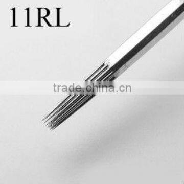 50pcs Disposable Stainless Steel Tattoo Needles 11RL HN1642