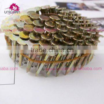 roofing large head 15degree coil nails