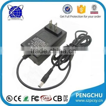 1-50w ac power supply adaptor 12v 1.5a power adapter