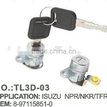 truck lock cylinder safe lock cylinder 8-94320-980-0(RH) 8-94320-991-1(LH) 8-97115851-0 for FTR RH