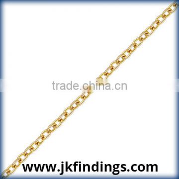 1/20 14K Gold Filled Jewelry Findings 18" 1132 Cable Chain (1.1mm) GP