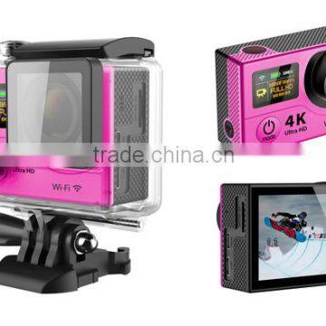 2016 Latest Dual Screen Diving Water 30M 4K Sports Action Camera With Wifi and 170 Degree Wide Angle photo-3