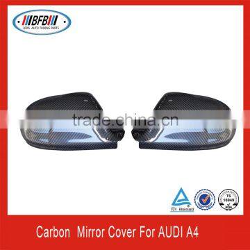 hot selling promotion mirror cover FOR Audi A4 2009-2013 carbon car wing mirror cover