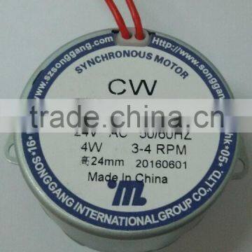 Single Phase Low Rpm 24Volt Synchronous Motor for Christmas Lights photo-3