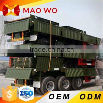 High Quaity 3 axle sandbag side wall open semi trailer for sale