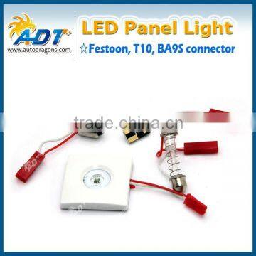 CR-R5 5W LED dome light panel lamp DC12V-24V with festoon T10 base for cars