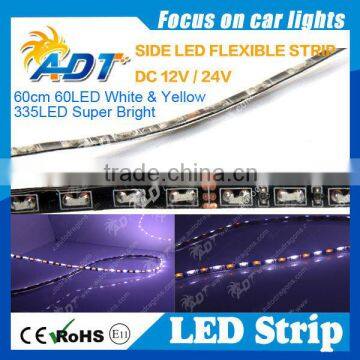 Car Daytime Running Light LED Turn Signal Flexible Switchback Strip 60cm 60leds Angel Eye LED Car DRL photo-2