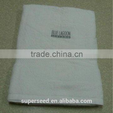 100% cotton terry embroidery bath towel