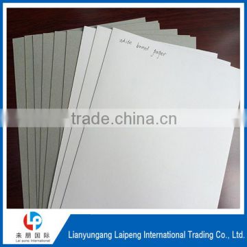 Hot selling China unique paper board duplex 300gsm grey back