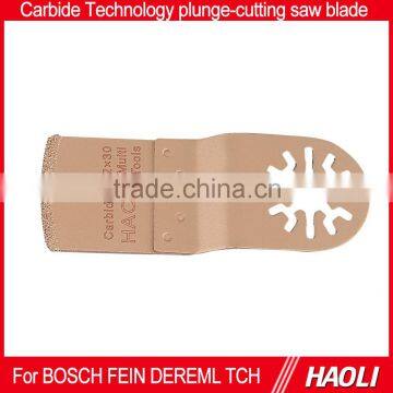 32mm (1-1/4'') Carbide Technology plunge-cutting saw blade for severely abrasive materials Rasping/filing functionality