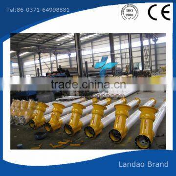 Professional industrial equipment flexible screw conveyor used concrete batching plant