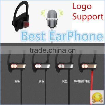 Logo Support Bluetooth Earphones Q7 V4.1 Wireless Sport Stereo In-Ear Noise Cancelling Sweatproof Headset Metal Texture