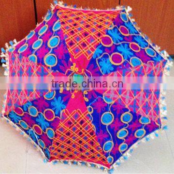 Amazing variety colorful traditional embroidered Parasol