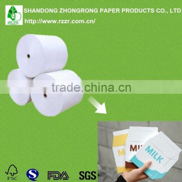 two side PE coated paper for fresh milk box