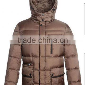 2016 cheap men's down coat hoodie down jacket for winter