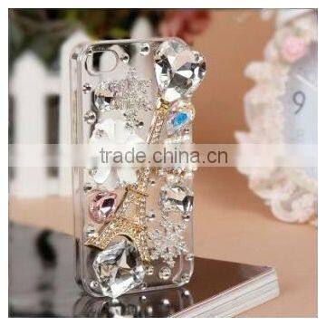 Eiffel Tower Diamond For iPhone 4 4S Full Body Phone Fashion Crystal Case