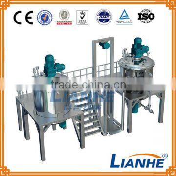 Double Tank Stainless Steel Liquid Soap Mixer Machine