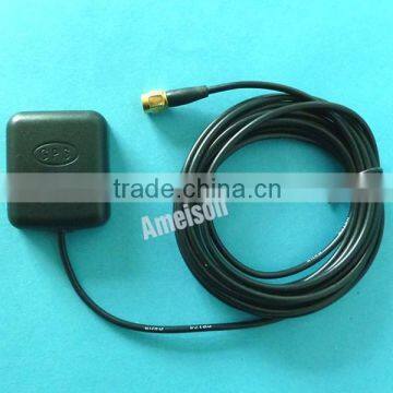 SMA Female Connector Magnetic Mount RG174 3M cable 5dBi glonass for ipad mini gps antenna