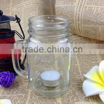 450ml glass mason jar/ recycled glass jars/ honey and jam storage jar