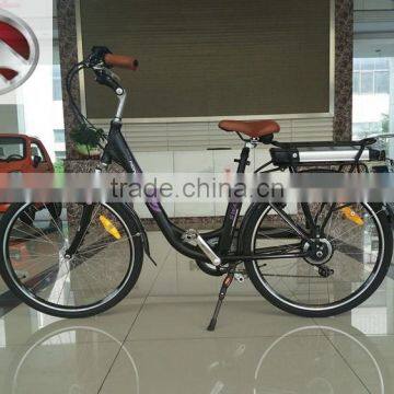 Good price Chinese lady city road e-bike with rear Lithium battery