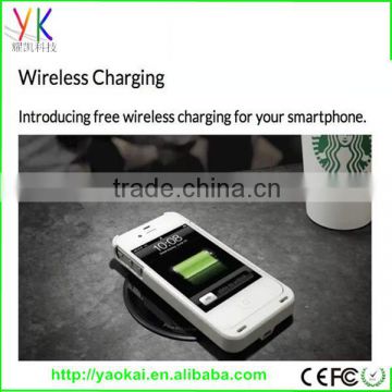 New China factory supply slim design 76% high efficiency universal power qI wireless chargers