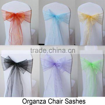 Hot Selling Wedding Banquet Organza Chair Sashes