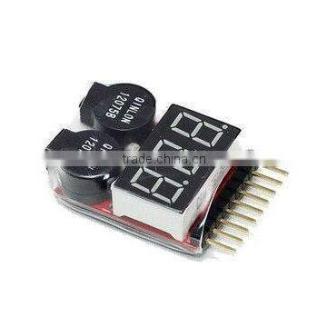 Lipo Battery Voltage Tester Low Voltage Buzzer Alarm