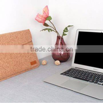 Universal Tablet Case Cork Sleeve tablet case For Samsung Galaxy Sleeve case with 2 pcs magnet tablet case