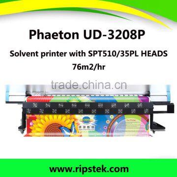 Outdoor Flex banner printing machine 3.2METER SK-4 SOLVENT INK FOR PHAETON UD-3208P SOLVENT PRINTER
