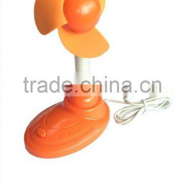 Colorful Mini Desk Fan With USB Connection