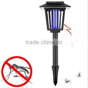 hot selling pest repeller!Easy to use IP65 Solar UV Pest Trap Zapper for Garden/farm Outdoor Mosquito Flying Insect